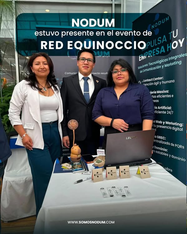 Equipo Nodum en un evento del sector